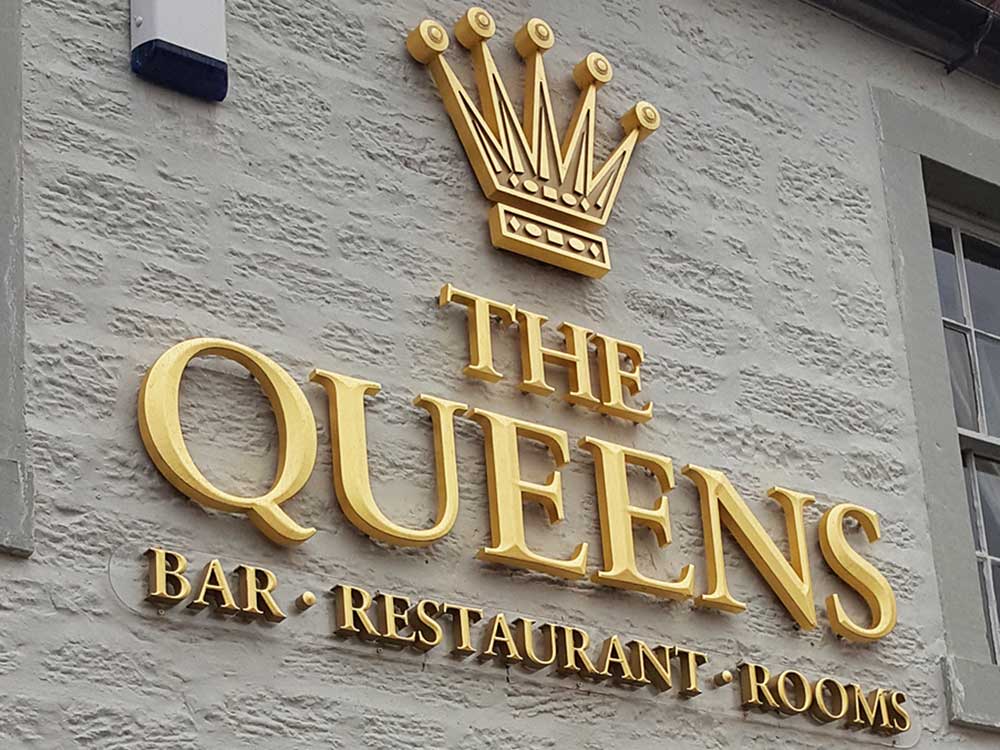 Sign Style & Types The Queens Bar