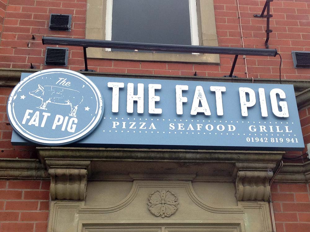 Sign Styles & Types The Fat Pig